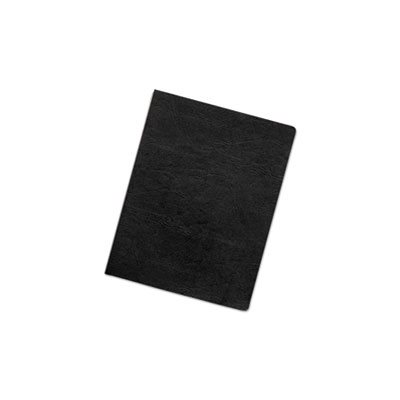 COVERS, BINDING SYSTEM, Executive, Presentation, 11.25" x 8.75", Black, 50 / Pack