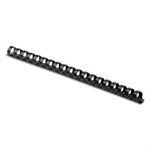 BINDINGS, COMB, FELLOWES, Plastic, .625" Diameter, 120 Sheet Capacity, Black, 100 Combs / Pack