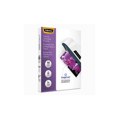 LAMINATING POUCHES, FELLOWES, ImageLast, w / UV Protection, 3mil, 11.5" x 9", 100 / Pack