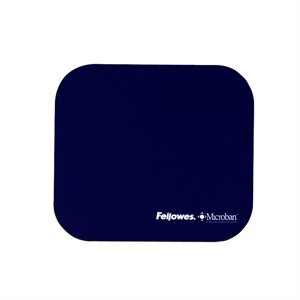 Mouse Pad, Microban, Nonskid Base, 9" x 8", Navy