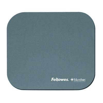 Mouse Pad, Microban, Nonskid Base, 9" x 8", Graphite