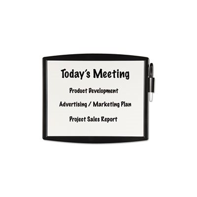 BOARD, DRY ERASE, FELLOWES, Partition Additions, 15.375" x 13.25", Dark Graphite Frame