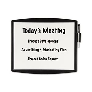 BOARD, DRY ERASE, FELLOWES, Partition Additions, 15.375" x 13.25", Dark Graphite Frame