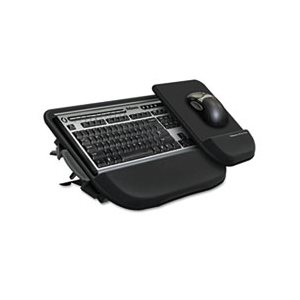 ORGANIZER, KEYBOARD MANAGER, FELLOWES, Tilt 'n Slide, w /  Comfort Glide, 19.5"w x 11.5"d, Black