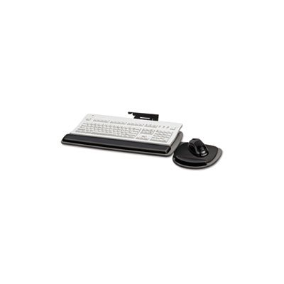 KEYBOARD PLATFORM, Adjustable, Standard, 20.25" x 11.125", Graphite / Black