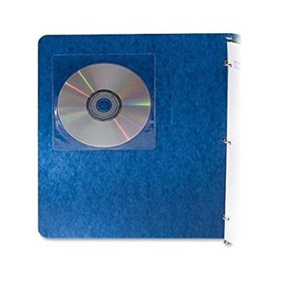 CD HOLDER, SELF-ADHESIVE, .375" X .03125" X 5.375", 5 PACK