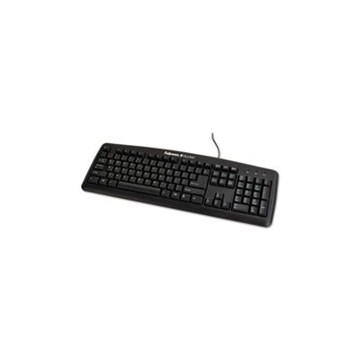 KEYBOARD, USB, Standard, w / Microban Antimicrobial Protection, 104 Keys, Black