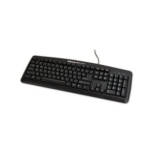 KEYBOARD, USB, Standard, w / Microban Antimicrobial Protection, 104 Keys, Black