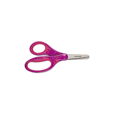 Softgrip Scissors for Kids, 5" Length, 1-3 / 4" Cut, Blunt Tip, Assorted