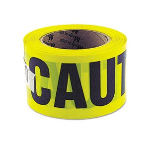 TAPE, CAUTION, SAFETY, Non-Adhesive, 3" x 1000'