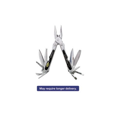 MULTI-TOOL, Folding 18-in-1, All-Purpose, Stainless Steel, w / Belt Pouch