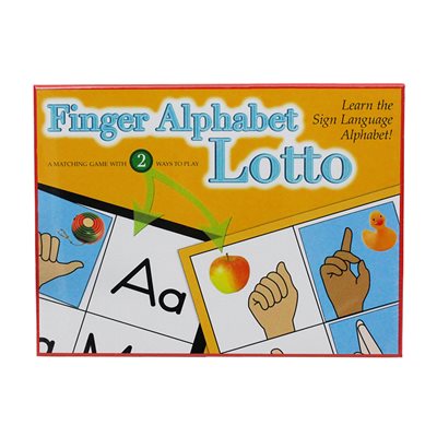 GAME, SIGN LANGUAGE, ALPHABET LOTTO