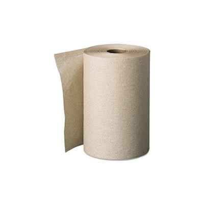 TOWELS, PAPER, Nonperforated, Rolls, 7.875" x 350', Brown, 12 Rolls / Carton