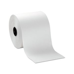 TOWELS, PAPER, Hardwound, Roll, 7" x 1000', White, 6 Rolls / Carton