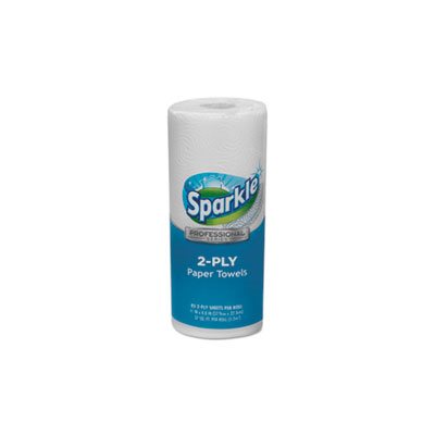 TOWELS, PAPER, Sparkle ps, Perforated, TWO Ply, 11" x 8.8", White, 70 Sheets, 30 Rolls / CARTON