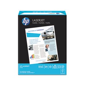 PAPER, LaserJet,, 98 Brightness, 24lb, 8.5" x 11", Ultra White, 500 Sheets / Ream