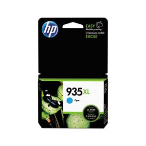 CARTRIDGE, INK, HP 935XL, (C2P24AN), High Yield, Cyan, Original 