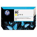 HP 80, (C4873A) Yellow Original Ink Cartridge