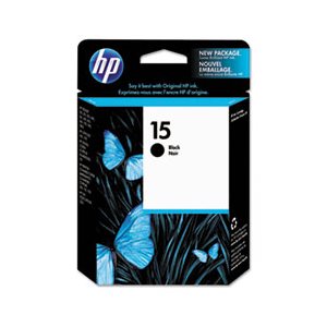 CARTRIDGE, INK, HP 15, (C6615DN), Black, Original 