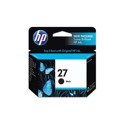 CARTRIDGE, INK, HP 27, (C8727AN), Black, Original