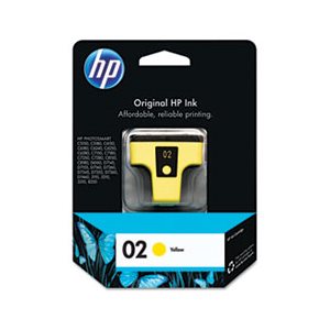 CARTRIDGE, INK, HP 02, (C8773WN), Yellow, Original 