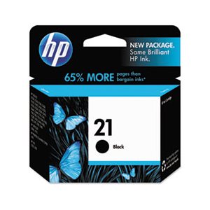 CARTRIDGE, INK, HP 21, (C9351AN), Black, Original