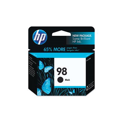 CARTRIDGE, INK, HP 98, (C9364WN), Black, Original 