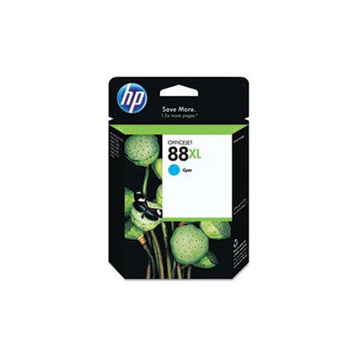 CARTRIDGE, INK, HP 88XL, (C9391AN), High Yield, Cyan, Original