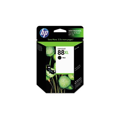 CARTRIDGE, INK, HP 88XL, (C9396AN), High Yield, Black, Original 