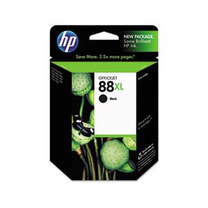 CARTRIDGE, INK, HP 88XL, (C9396AN), High Yield, Black, Original 