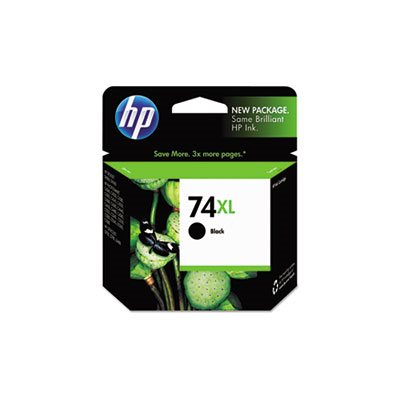 CARTRIDGE, INK, HP 74XL, (CB336WN), High Yield, Black, Original