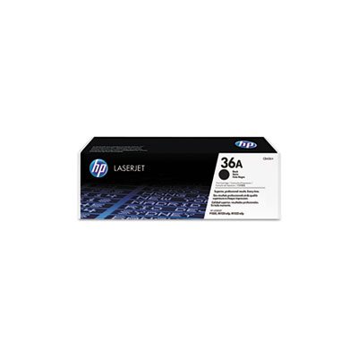 CARTRIDGE, TONER, LASERJET, HP 36A, (CB436A), Black, Original 