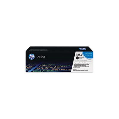 CARTRIDGE, TONER, LASERJET, HP 125A, (CB540A), Black, Original