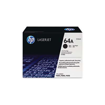 CARTRIDGE, TONER, LASERJET, HP 64A, (CC364A), Black, Original 