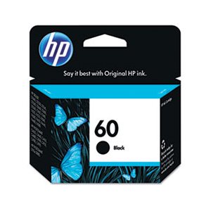 CARTRIDGE, INK, HP 60, (CC640WN), Black, Original