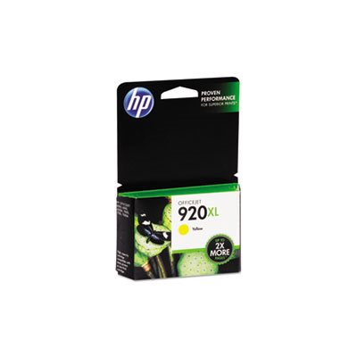 CARTRIDGE, INK, HP 920XL, (CD974AN), High Yield, Yellow, Original