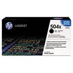 CARTRIDGE, TONER, LASERJET, HP 504X, (CE250X), High Yield, Black, Original 