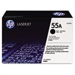 CARTRIDGE, TONER, LASERJET, HP 55A, (CE255A), Black, Original