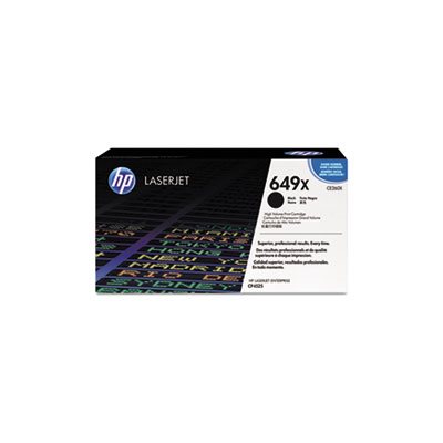 CARTRIDGE, TONER, LASERJET, HP 649X, (CE260X), High Yield, Black, Original