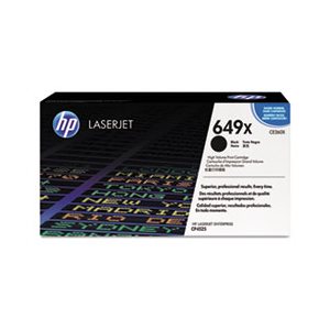 CARTRIDGE, TONER, LASERJET, HP 649X, (CE260X), High Yield, Black, Original