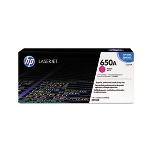 CARTRIDGE, TONER, LASERJET, HP 650A, (CE273A), Magenta, Original