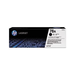 CARTRIDGE, TONER, LASERJET, HP 78A, (CE278A), Black, Original