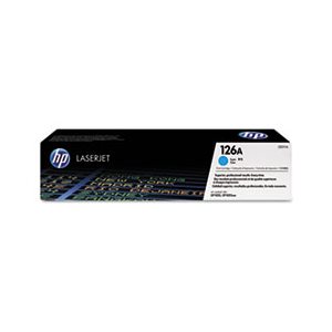 CARTRIDGE, TONER, LASERJET, HP 126A, (CE311A), Cyan, Original