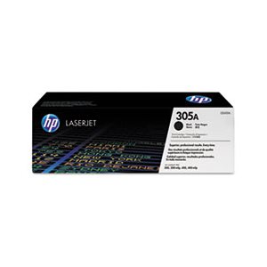 CARTRIDGE, TONER, LASERJET, HP 305A, (CE410A), Black, Original