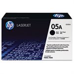 CARTRIDGE, TONER, LASERJET, HP 05A, (CE505A), Black, Original 