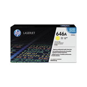 CARTRIDGE, TONER, LASERJET, HP 646A, (CF032A), Yellow, Original 