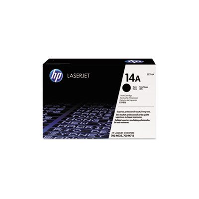 CARTRIDGE, TONER, LASERJET, HP 14A, (CF214A), Black, Original