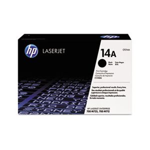 CARTRIDGE, TONER, LASERJET, HP 14A, (CF214A), Black, Original