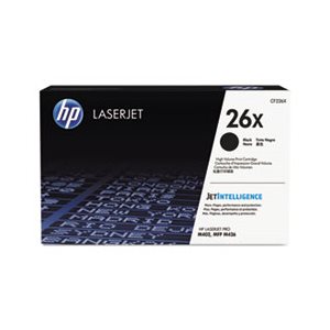 CARTRIDGE, TONER, LASERJET, HP 26X, (CF226X), High-Yield, Black, Original 