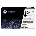 CARTRIDGE, HP 80A TONER, LASERJET, (CF280A), Black, Original 